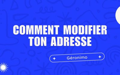 Changer l’adresse de ta micro-entreprise